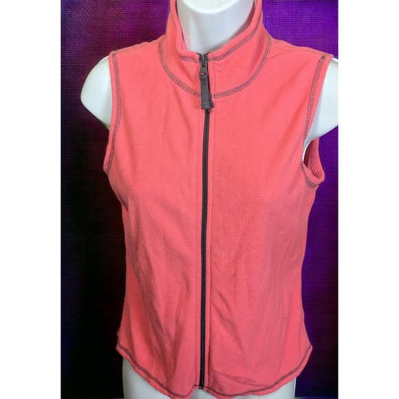 Old Navy Jackets & Blazers - Old Navy Pink And Grey Fleece Vest